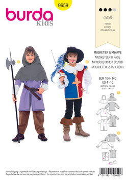 burda Kids Schnittmuster 9659 - mittel