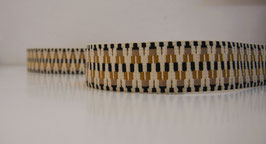 Gurtband - 45mm - Aztec - Black/Mustard - 25VX116