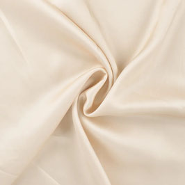 Viskose Satin - Creme - Off White - Q579