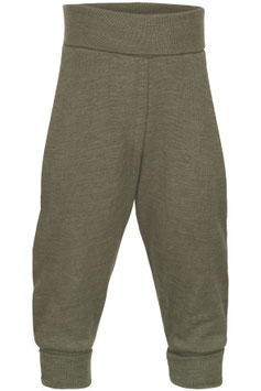Einzelteile Babyhose mit Nabelbund - Wolle / Seide