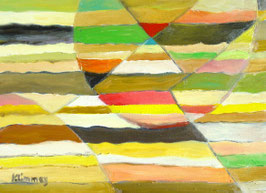 Ölbild Spiegelungen 2