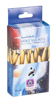 Holy Smokes Räucherkegel Sandelholz