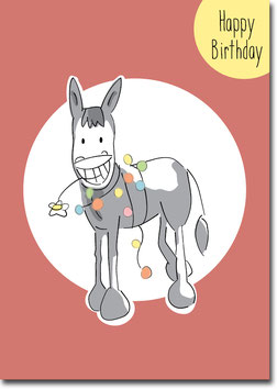 Donkey Party Postkarte