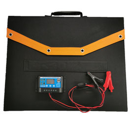 somalux 120W Solartasche mit SR Laderegler und Batterieklemmen
