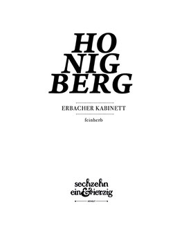 ‘ Erbacher Honigberg ‘ Kabinett