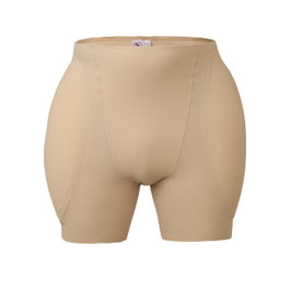 Shaping panties with sponge hips inserts