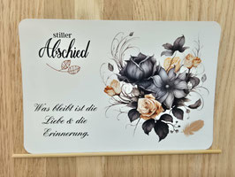 Postkarte „Stiller Abschied – Liebe & Erinnerung“