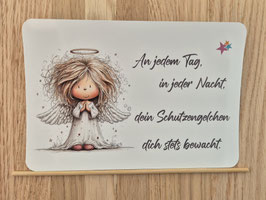 Postkarte „Schutzengel bei dir“ – liebevolle Engelkarte