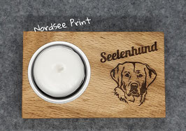 Teelichthalter -- > Seelenhund - Labrador ♥