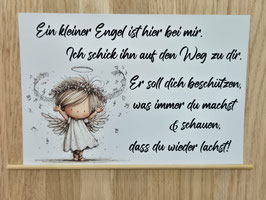 Postkarte „Kleiner Schutzengel“ – liebevolle Trostkarte