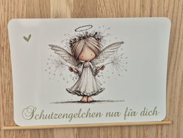 Postkarte „Schutzengelchen für dich“ – zarte Engelkarte