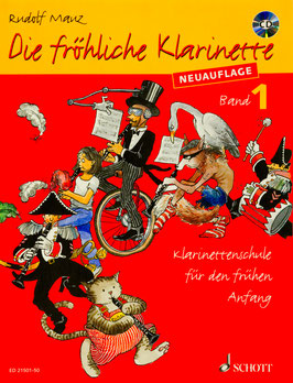Die fröhliche Klarinette, Band 1, mit Online Audio