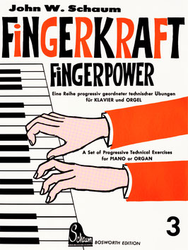 Fingerkraft, Band 3 für Klavier / Orgel
