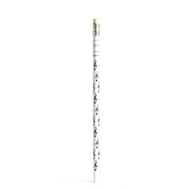 Bleistift mit Radiergummi Violinschlüßel