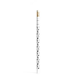 Bleistift mit Radiergummi Noten