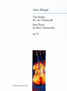 Vier Stücke für vier Violoncelli op. 33