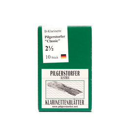 Packung mit 10 Blätter für deutsche Klarinette Pilgerstorfer "Classic", Stärke 2,5