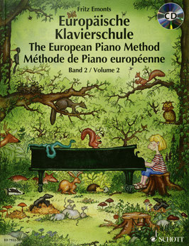 Europäische Klavierschule, Band 2 mit CD