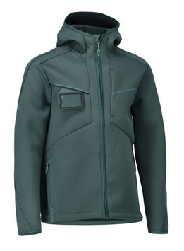 22086-662-34 Softshell Jacke Farbe waldgrün