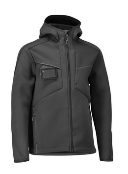 22086-662-09 Softshell Jacke Farbe schwarz