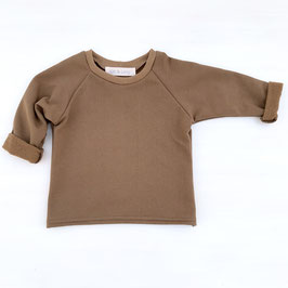 Simple Baumwoll Sweater | Chocolate