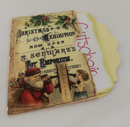 5 Gutscheine im Umschlag "Santa"