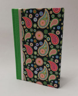 Kleines Adressbuch Paisley blau