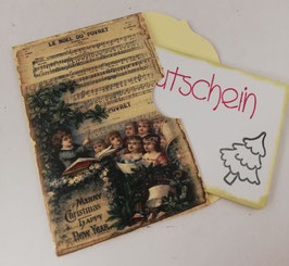 5 Gutscheine im Umschlag "Chor"