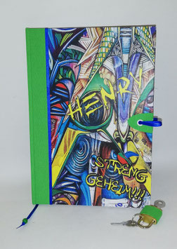 Personalisiertes Tagebuch "Grafitti"
