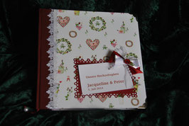 Gästebuch für die Hochzeit "Hearts"