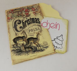 5 Gutscheine im Umschlag "Christmas Polka"