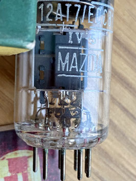 ECC81  MAZDA Made in France  (Code F= RT Suresnes )  12AT7 / ECC81