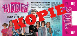 Schwiizer Kiddies - Ticket Konzert KINDER