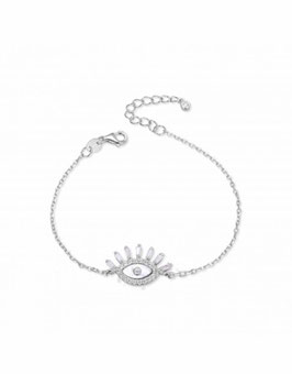 BRACELET EYE ARGENT DIAMS OU OR ROSE AU CHOIX