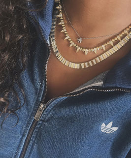COLLIER MINI MINI HAÏ ARGENT OU DORÉ AU CHOIX