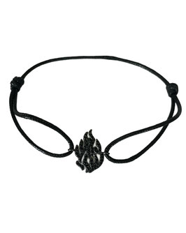 BRACELET FLAMME ALL BLACK