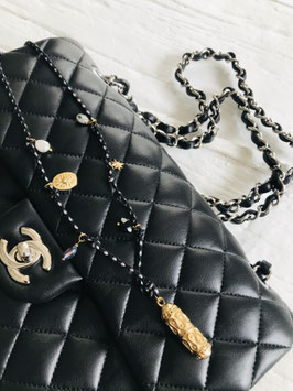 COLLIER CORDON NOIR CHARMS NEWS