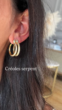 CRÉOLE DORÉE SERPENT