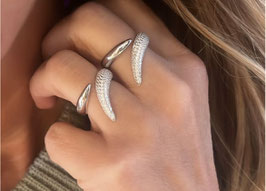 BAGUE SNAKE ARGENT