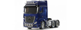 TAMIYA Mercedes-Benz Actros 3363 6x6 GigaSpace | RC Truck Bausatz 1/14 | Pearl Blue vorlackiert
