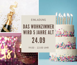 Jubiläumsparty im Wohnzimmer