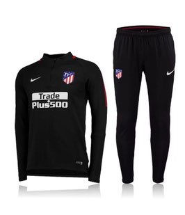 Atletico Madrid Trainingspak Zwart- Seizoen 2017-2018 { 1055 }