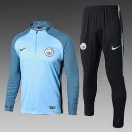 Manchester City 2017-2018 lichtblauw