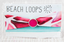 Beach Loop - Triangle Fuchsia