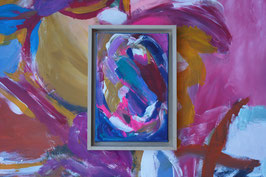 Neon Wave/ Juli 2024 /20x30 / Mixed Media on Canvas