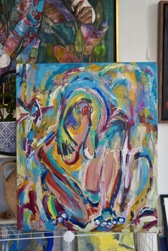 Woman Power / September 2024 / 50x60 / MIXED MEDIA on Canvas