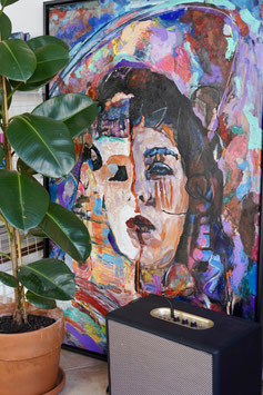 Scan My Identy/ August 2023 / 80x120 / Oil on Canvas