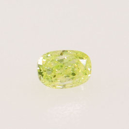 V 0,05 ct, Fancy Green Yellow (Lime)*, SI*, Oval