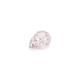 0,08 ct, Fancy Light Pink, I1*, Pear, GIA Certified