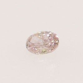 V 0,03 ct, Fancy Light Purple Pink*, SI*, Oval